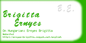 brigitta ernyes business card